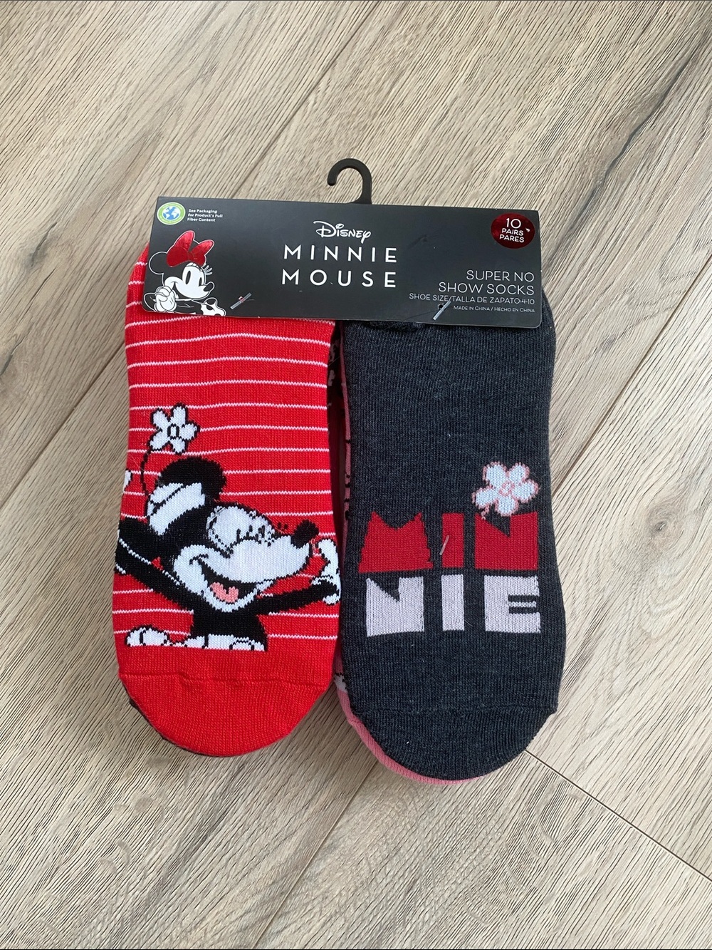 Disney Minnie Mouse No-Show Socks